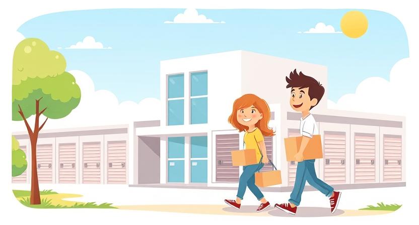 Self storage facility